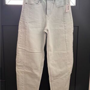 Old Navy Women's Light Gray Ankle Jeans